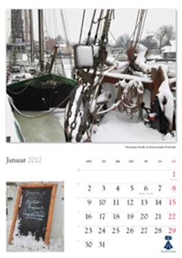 Beschreibung: Bildkalender "Universitts- und Hansestadt Greifswald 2012"  Herausgeber: HansePhotoStralsund Fotografien: Eckhard Fraede