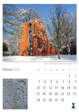 Bildkalender "Universitts- und Hansestadt Greifswald 2014" 
Herausgeber: HansePhotoStralsund 
Fotografien: Eckhard Fraede