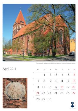 Bildkalender "Universitts- und Hansestadt Greifswald 2014" 
Herausgeber: HansePhotoStralsund 
Fotografien: Eckhard Fraede