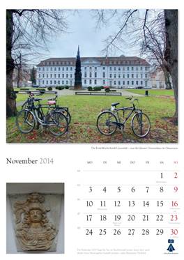 Bildkalender "Universitts- und Hansestadt Greifswald 2014" 
Herausgeber: HansePhotoStralsund 
Fotografien: Eckhard Fraede