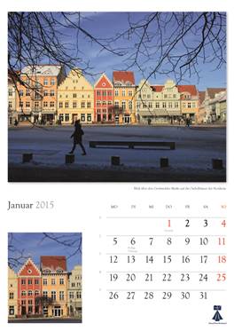 Bildkalender "Universitts- und Hansestadt Greifswald 2014" 
Herausgeber: HansePhotoStralsund 
Fotografien: Eckhard Fraede