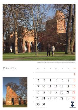 Bildkalender "Universitts- und Hansestadt Greifswald 2014" 
Herausgeber: HansePhotoStralsund 
Fotografien: Eckhard Fraede