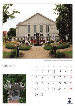 Bildkalender "Universitts- und Hansestadt Greifswald 2014" 
Herausgeber: HansePhotoStralsund 
Fotografien: Eckhard Fraede