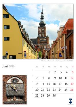 Bildkalender "Universitts- und Hansestadt Greifswald 2014" 
Herausgeber: HansePhotoStralsund 
Fotografien: Eckhard Fraede