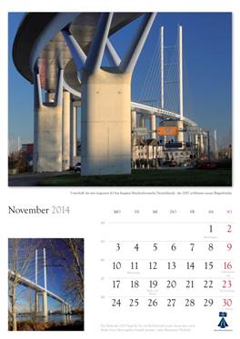 Bildkalender "Hansestadt Stralsund 2014"  
Herausgeber: HansePhotoStralsund 
Fotografien: Eckhard Fraede