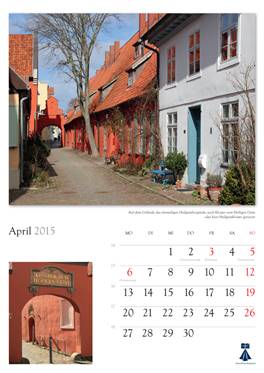 Bildkalender "Hansestadt Stralsund 2014"  
Herausgeber: HansePhotoStralsund 
Fotografien: Eckhard Fraede