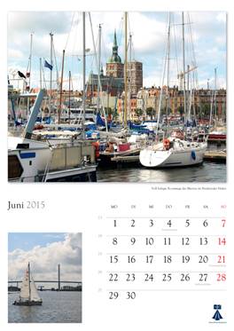 Bildkalender "Hansestadt Stralsund 2014"  
Herausgeber: HansePhotoStralsund 
Fotografien: Eckhard Fraede