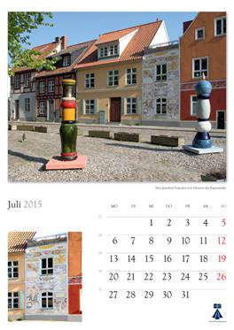 Bildkalender "Hansestadt Stralsund 2014"  
Herausgeber: HansePhotoStralsund 
Fotografien: Eckhard Fraede